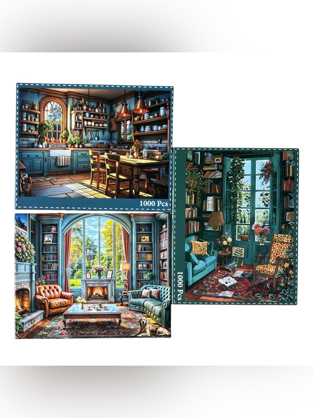 Tang Complete 1000 Piece Puzzles Set of 3